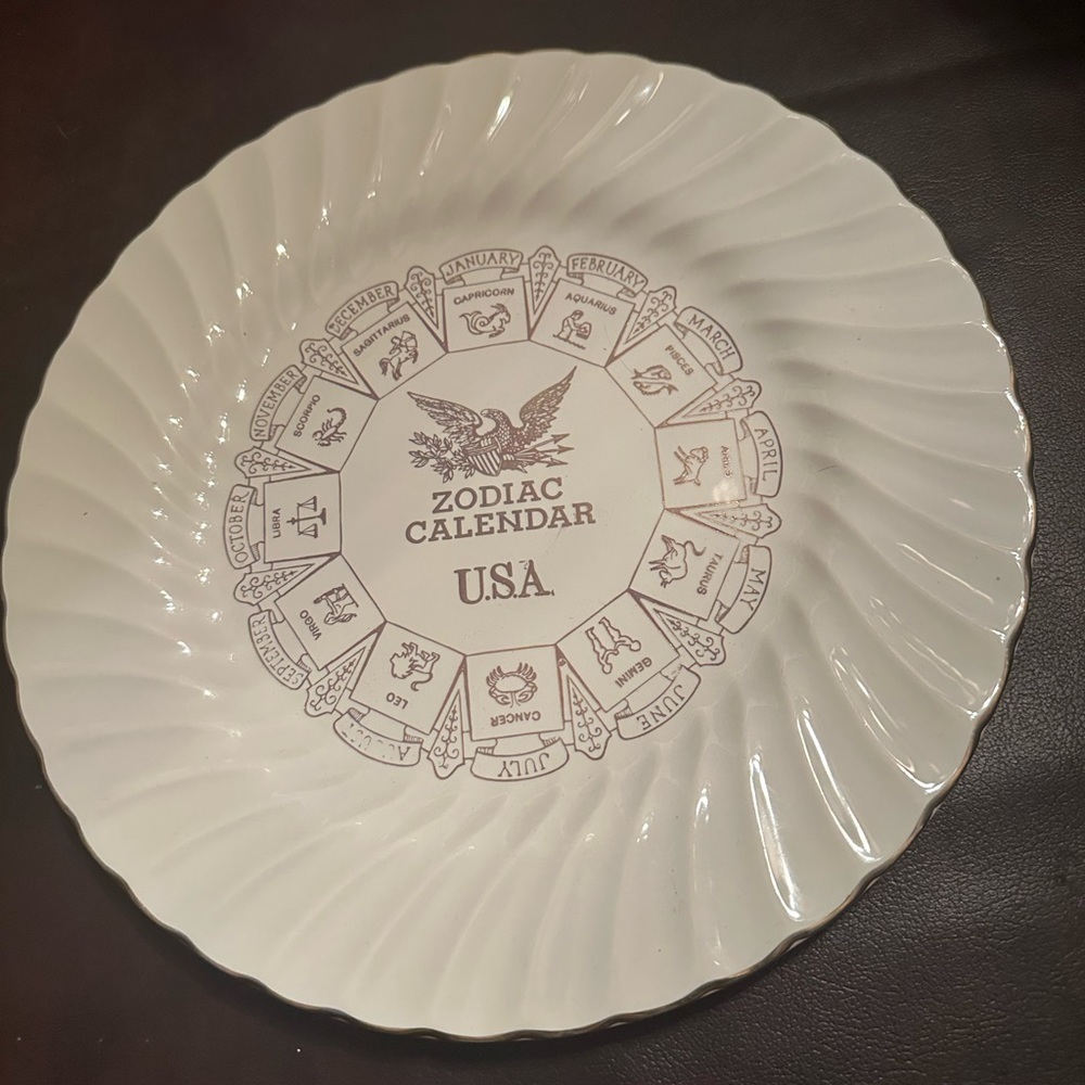 Vintage Astrology plate